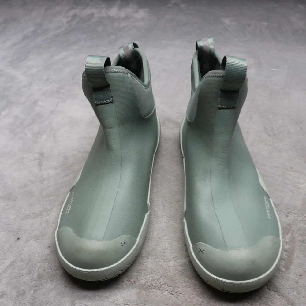 Under Armour Men 9D Deck Boots Green Charged Shoreman Waterproof Pull On Fishing